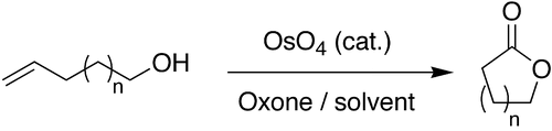 Direct Lactonization of Alkenols via Osmium Tetroxide-Mediated Oxidative Cleavage