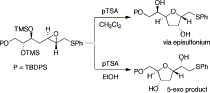 Regiochemical Control in Intramolecular Cyclization of 2,3-Epoxysulfides Mediated by Solvent Effects
