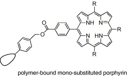 Polymer-Supported Synthesis of Mono-Substituted Porphyrins