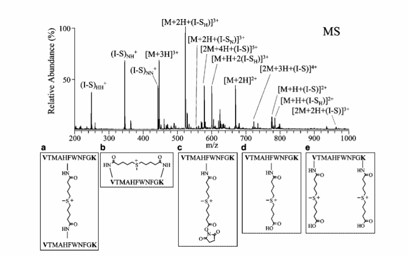 Ionic Reagent for Controlling the Gas-Phase Fragmentation Reactions of Cross-Linked Peptides