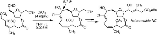 Total Synthesis of Haterumalides NA and NC via a CHromium-Mediated Macrocyclization