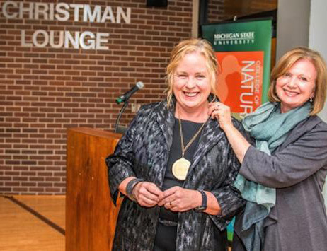 Melanie was installed as Lappan-Phillips Professor of Science Education