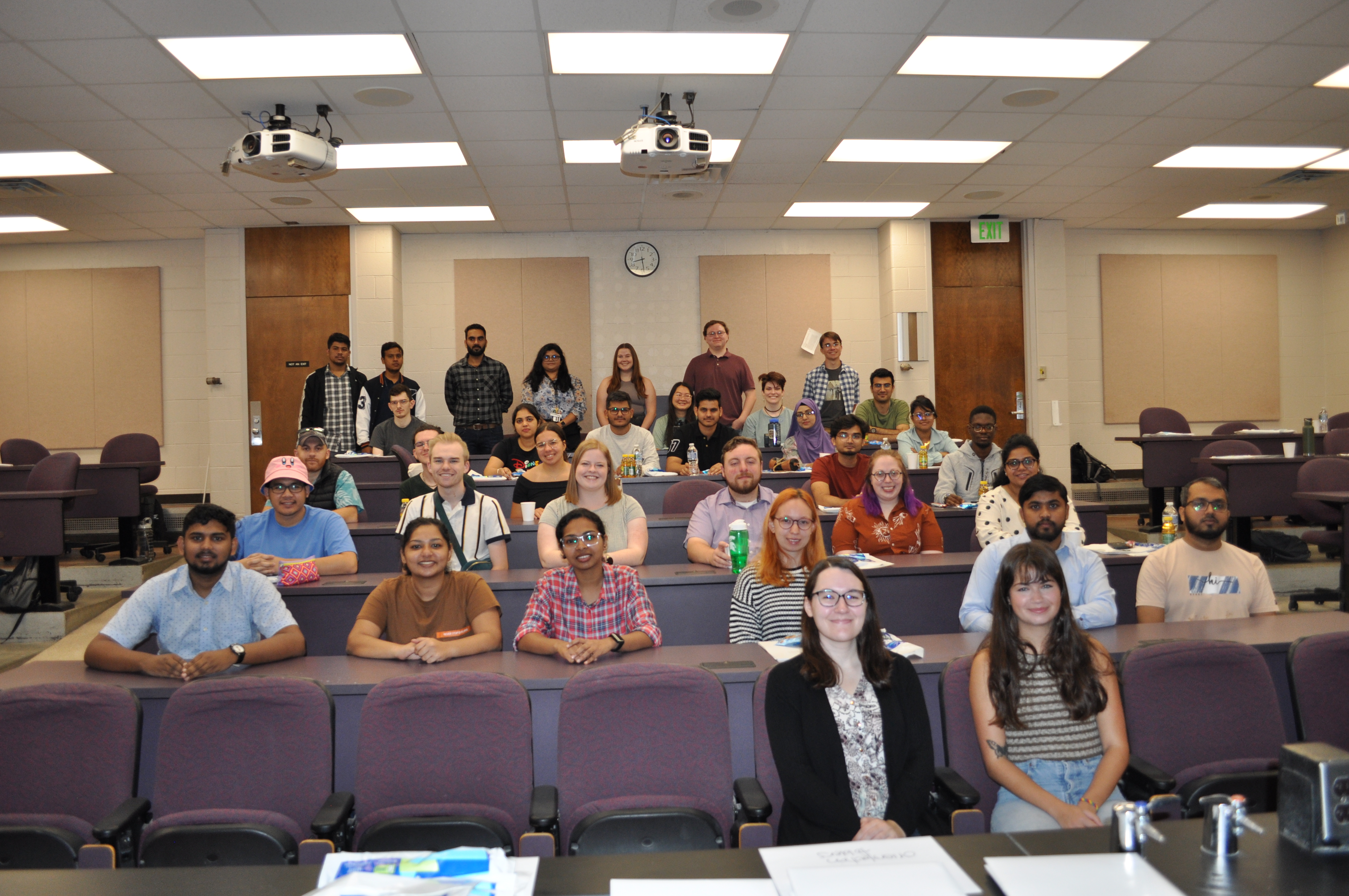 Group photo of incoming 2023 chemistry graduate students.