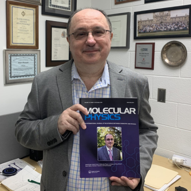 Piecuch poses with his special issue.