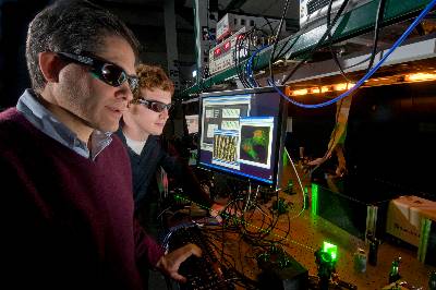 During his distinguished career, Dantus’s research in ultrafast lasers has contributed to the Nobel Prize in chemistry and novel applications in the medical and defense industries among others. Credit: Kurt Stepnitz