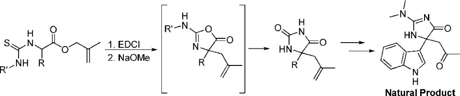 1-Ethyl-3-(3-dimethylaminopropyl)carbodiimide Hydrochloride-Mediated Oxazole Rearrangement: Gaining Access to a Unique Marine Alkaloid Scaffold