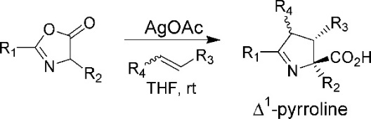 Stereoselective Synthesis of Highly Substituted D1-Pyrrolines: Exo Selective 1,3- Dipolar Cycloaddition Reactions with Azlactones