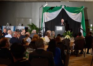 Image of Cisplatin Celebration attendees at the closing dinner