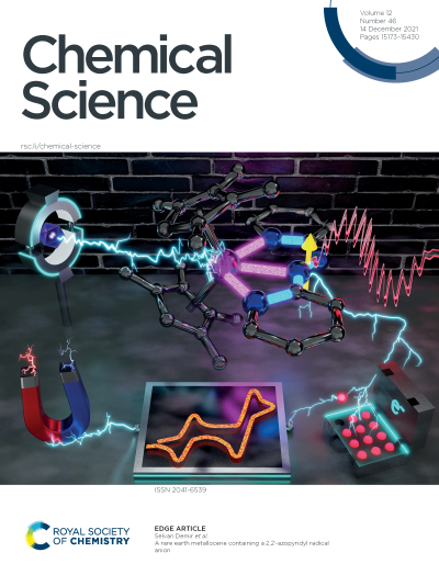 Chemistry Professor Selvan Demirâs recent article was not only accepted by the flagship journal of the Royal Society of Chemistry, Chemical Science, but also featured on the Outside Front Cover.