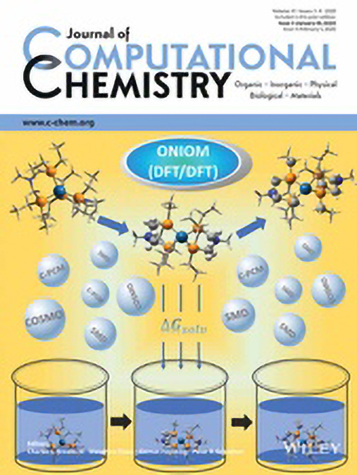This paper focused upon design strategies for the prediction of pKa of transition metal species. (From J. Comp. Chem. 2020, 41, 171, cover article.)