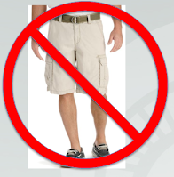 Photo of person wearing shorts.